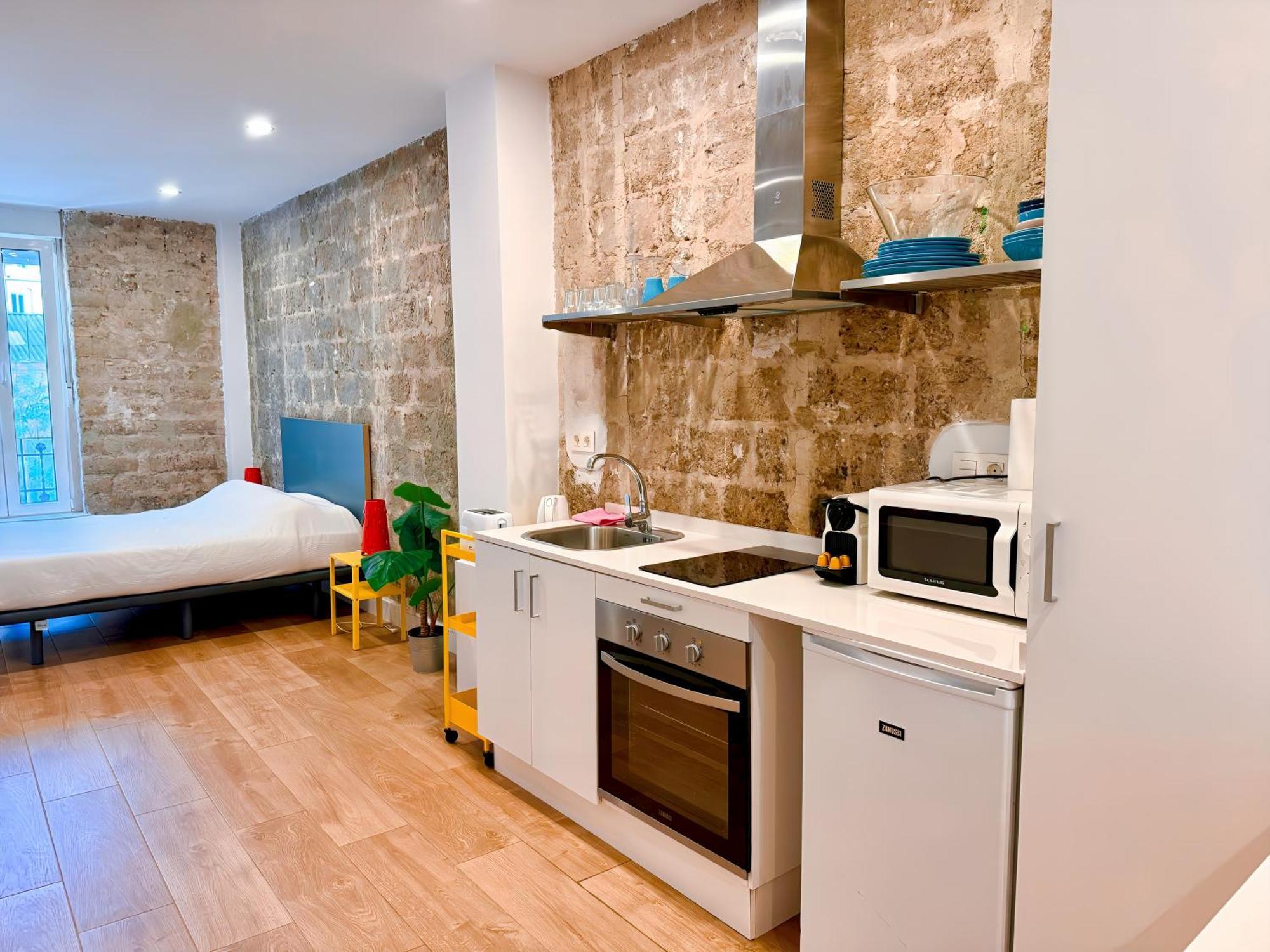 Appartamento Loft Independiente Con Piscina Compartida En Centro De Valenza